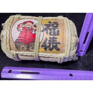 Rice Bag Daikoku Fukudawara Rice Storage Bag Lucky Rice Bales Edo Period Vintage